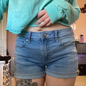 American Eagle midi shorts